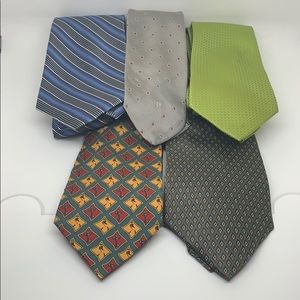 Set of Five Men’s Neck Ties